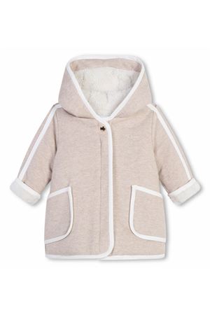 beige cotton jacket CHLOE' KIDS | C20316C03